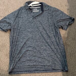 Under Armour Heathered Gray Polo Shirt